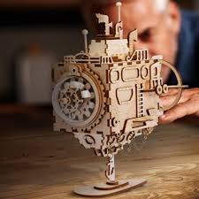 Diy Music Boxcreative 3d Wooden Puzzle Assembly Etsy In 2020 Diy Music Box Wooden Puzzles Wooden Toy Train