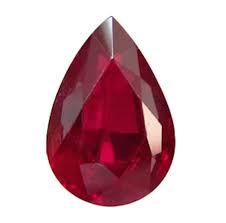Lab Created Hydrothermal Ruby Pear Faceted Loose Stones 4x2mm 11x9mm Loose Stones Loose Gemstones Ruby