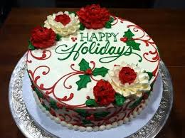 Image Result For Christmas Buttercream Cake Christmas Cake Designs Christmas Cake Xmas Cake