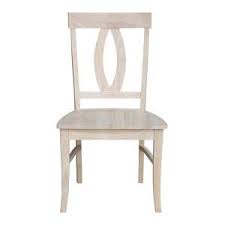 International Concepts Verona Unfinished Wood Dining Chair Set Of 2 C 170p The Home Depot In 2020 Fabric Dining Chairs Wood Dining Chairs Ladder Back Dining Chairs