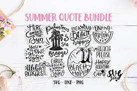 Download Summer Hand Lettered Quote Svg Dxf Png Bundle By Svgfox Thehungryjpeg Com