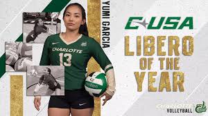 Yumi Garcia Named C-USAs Libero of the Year - Charlotte Athletics