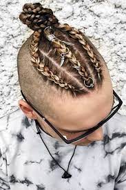 Braids For Men 32 Modern Takes At Timeless Manly Hairstyles Mens Braids Hairstyles Long Hair Styles Men Hair Styles