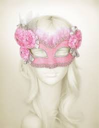 Comfortable and light to wear. Pink Silver Masquerade Mask With Pom Pom Flowers Venetian Etsy Silver Masquerade Mask Gold Masquerade Mask Masquerade Mask
