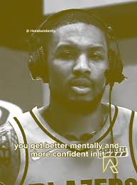 “You get better from the reps but I think more so than just physically, you  get better mentally & more confidently in it because you’ve done it so  often” 🎥- @damianlillard ✨follow @riseabundantly for ...