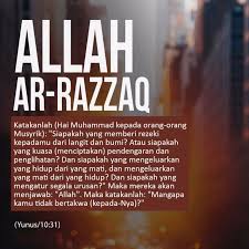 Bukankah jodoh juga bagian dari rezeki? Allah Ar Razzaq Maha Memberi Rezeki Nasihat Sahabat