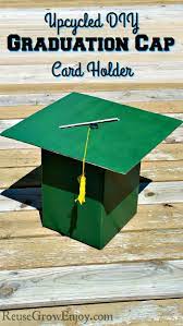 For some, it's a bigger life moment than others. Diy Graduation Cap Card Holder Reuse Grow Enjoy