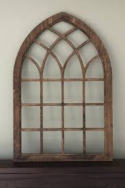 Arch Window Farmhouse Frame Heirloom Faux Window Frame Arched Custom Arch Wall Hanging Wall Decor Shutter Custom Inset Pointed 3 4 Faux Window Arched Wall Decor Farmhouse Frames