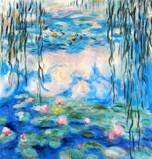 Throughout his long life, which spanned the years between 1840 and 1926, monet would progress from drawing amusing. Claude Monet Seerosen Weiden G96184 80x80cm Olbild Handgemalt Kunstdepot24 Olgemalde Und Bilderrahmen Berlin