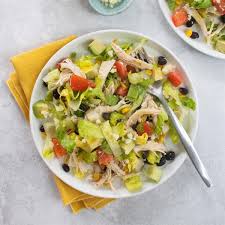 By laura marzen, rd june 7, 2016. South Of The Border Chicken Salad With Tequila Lime Dressing Recipe Recipes Summer Salads Main Dish Salads