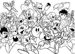 Childhood Game Characters Coloring Books Coloring Pages Super Mario Coloring Pages