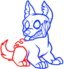 Maybe you would like to learn more about one of these? How To Draw A Zombie Puppy Zombie Puppy Step By Step Drawing Guide By Dawn Dragoart Com