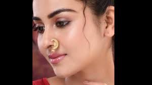 Nose piercing and nose pin and nose stude designs ideas //antique nose  pin//nose pin and nose stude