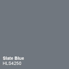Consider a combination of light and deep grays for a slick design element that doesn't overwhelm the room. Slate Blue Gray Color Novocom Top