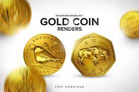 Download Free Gold Coin Renders Pack Designercandies