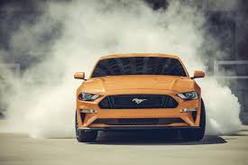 Orange Fury Peel Out 2018 Ford Mustang Ecoboost With An Ebony Interior Call Hacienda Ford Today At 956 2 Mustang Wallpaper Ford Mustang Wallpaper Mustang Gt