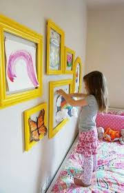 Pic Only Love This Idea For Children S Art Framed Art Empty In 2020 Kids Room Organization Girl Room Kid Room Decor
