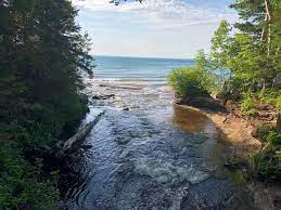 12 mile beach campground has 36 campsites and is located on a dune overlooking a beautiful sandy beach and lake superior in the pictured rocks national lakeshore area. Twelvemile Beach Campground Pictured Rocks National Lakeshore Recreation Gov