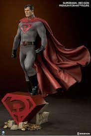 Superman Red Son Premium Format Estatua Sideshow Da Graphic Novel Entre A Foice E O Martelo Superman Red Son Superman Dc Comics Superman