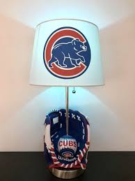 Chicago Cubs Lamp Baseball Light Baseball Decor Mlb Cubs Decor Ebay Cubs Decor Baseball Decor Cubs Room