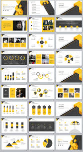 27 Yellow Business Report Plan Powerpoint Template On Behance Powerpoi Presentation Powerpoint Presentation Powerpoint Design Presentation Powerpoint Gratuit