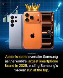 Apple Set to Dethrone Samsung as World's Largest Smartphone Brand