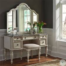 Magnolia Manor Antique White Upholstered Panel Bedroom Set In 2020 White Furniture Living Room Vintage Bedroom Furniture Furniture