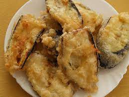 Vickys cornmeal fried aubergine / eggplant, gf df ef sf nf. How To Deep Fry Aubergine