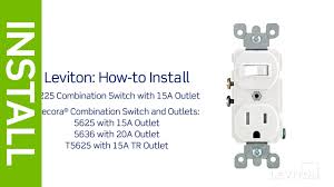 Scion oem style rocker switch wiring diagram. Leviton Presents How To Install A Combination Device With A Single Pole Switch And A Receptacle Youtube