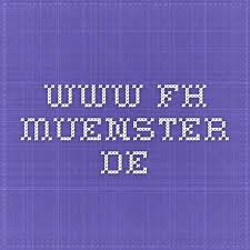 Www Fh Muenster De Munster Studieren Studium