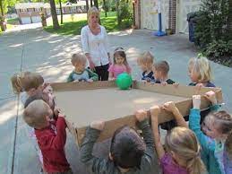 This post may contain affiliate links, which means i may receive a commission if you click on a link and purchase something. Five Simple Activities That Promote Teamwork Teamwork Activities Teaching Preschool Preschool Activities