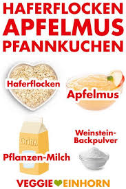 Gesunde Vegane Pancakes Nur 4 Zutaten Ohne Banane Rezept Milcheiweissfrei Apfelmus Rezept Rezepte