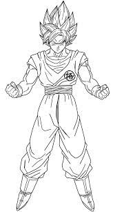 Goku Ssj Blue Lineart By Https Www Deviantart Com Saodvd On Deviantart Dragon Ball Super Artwork Dragon Ball Super Goku Goku Drawing
