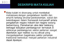Napak tilas pembangunan batam dalam sejarah badan pengusahaan batam. Ekonomi Pembangunan Pertanian Ppt Download