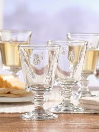 Fine Set Of French Bee Wine Glasses