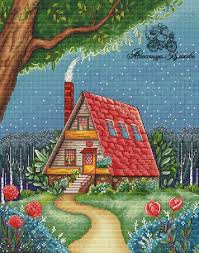 Landscape free download cross stitch patterns pdf. House Cross Stitch Pattern Pdf Instant Download Wood Cross Etsy Cross Stitch Landscape Cross Stitch Cross Stitch House