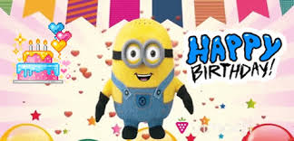 Congratulate a lonely woman with a happy birthday right! Minions Happy Birthday Gifs Get The Best Gif On Giphy