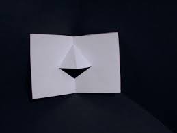 Draw a square with one side on the fold. How To Make V Fold Pop Up Cards Throwback Thursday