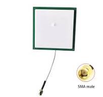 1PCS RFID ceramic antenna 868/915MHz 5DBi high gain 90x78x7.8mm SMA male  omniscient handheld electronic label for reader antenna - AliExpress