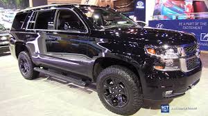 2017 Chevrolet Tahoe Z71 Midnight Edition Exterior Interior Walkaroun Chevrolet Tahoe Chevy Tahoe Interior Chevy Tahoe