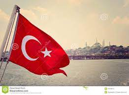 Wellenartig bewegende flagge der türkei, illustration grüßend. Blaue Moschee In Istanbul Und Turkei Flagge Stockbild Bild Von Dammerung Brunnen 34049073