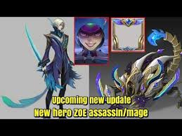 New Hero Zoe Harley Epic Skin Zodiac Skin Helcurt Upcoming New Update Mobile Legends Youtube
