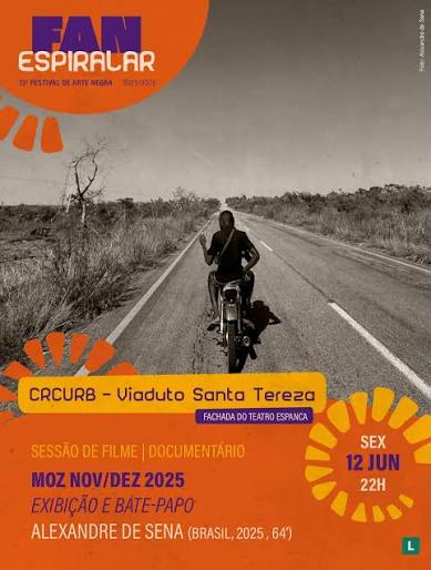 A nossa gira não para e o segundo dia do FAN Espiralar promete ser inesquecível! 🌀🤎 Nesta sexta-feira, dia 12 de junho, a cidade se enche de ritmo, poesia, dança e ancestralidade