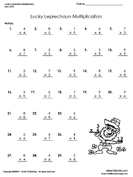 This generator allows you to create. Lucky Leprechaun Multiplication Worksheet Kumon Math Worksheets Grade Consumer Mathematics Textbook Crossworduzzle Maker Fun Fraction Games Halloween Jaimie Bleck