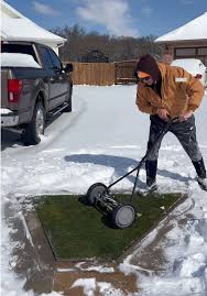 Will the Lawn survive the snow until I get home? We shall see.  #lawnrenovation