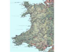 En efecto, la prominencia de gales en el mapa de gran. Mapas De Gales Coleccion De Mapas De Gales Reino Unido Europa Mapas Del Mundo