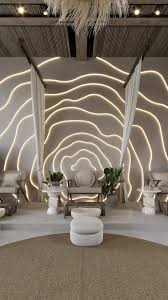 Bohemian Relaxed Theme Nail Salon Interior Design