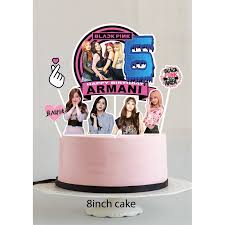 Find this pin and more on blacpink by nisa nur dutar. Custom Name Tambah Nama Blackpink Bts Kpop Birthday Cake Topper Rose Jennie Jiisoo Shopee Malaysia