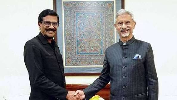JVP General Secretary Tilvin Silva Holds Talks with BJP National General Secretary in India