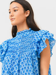 Oliphant Women's Pintuck Ruffle Top